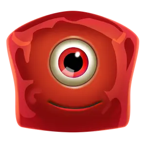Rotes Mini-Alien